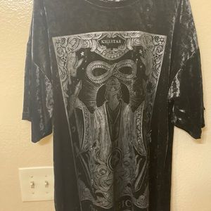 Killstar velvet shirt size XL the magician design
